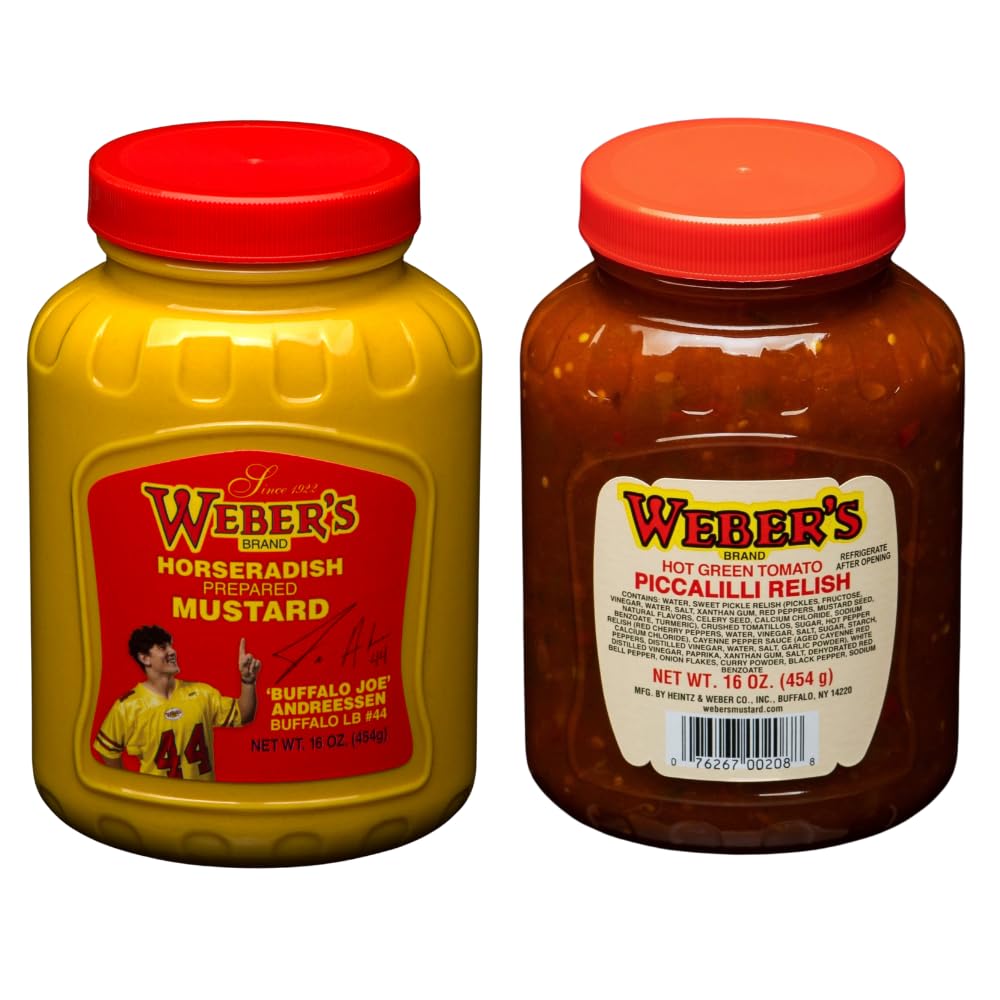 Amazon.com : Weber's Buffalo Favorites Bundle – Horseradish